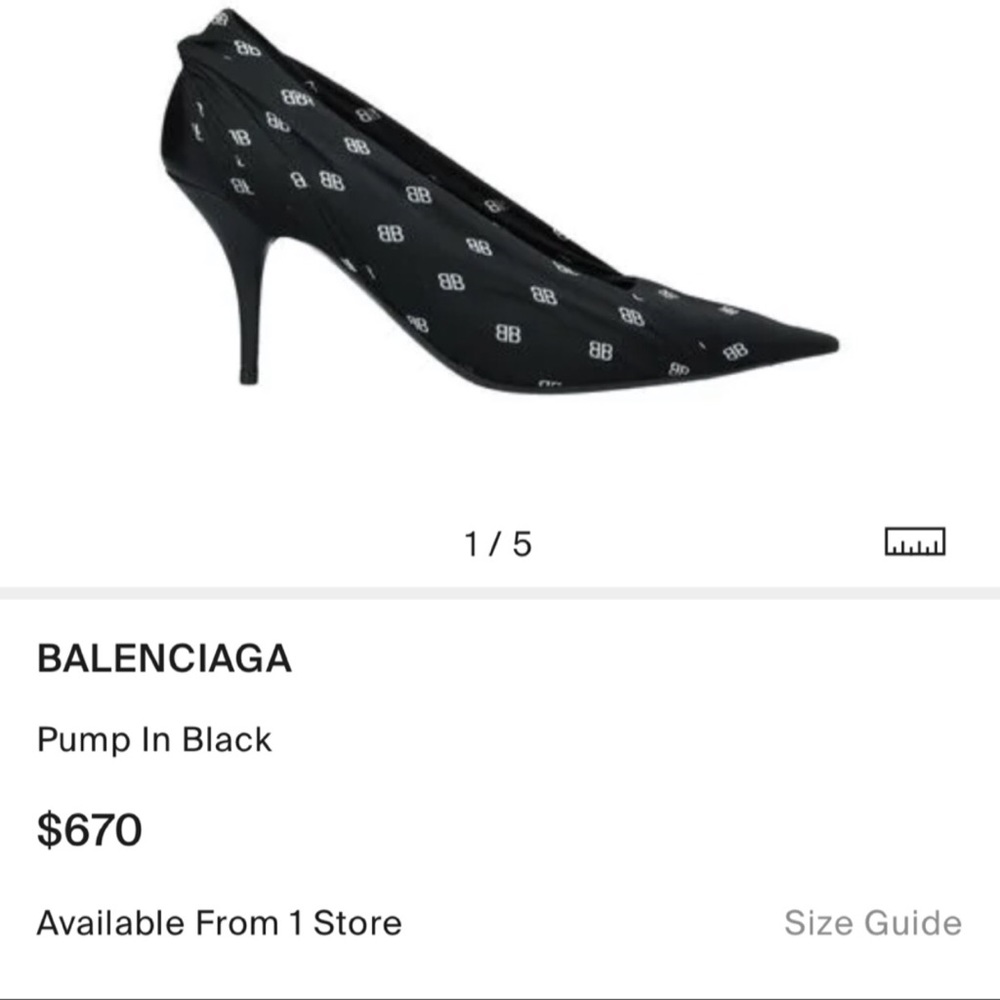 AUTHENTIC BRAND NEW BALENCIAGA PUMPS SIZE 38.5